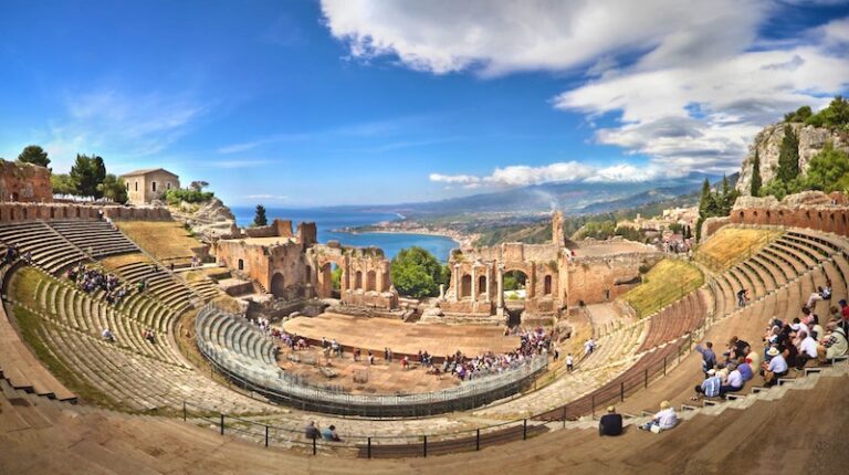 Griechisches Theater in Taormina, Sizilien