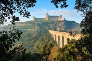 Spoleto,(italy),-,A,Misty,Fall,Day,In,The,Charming